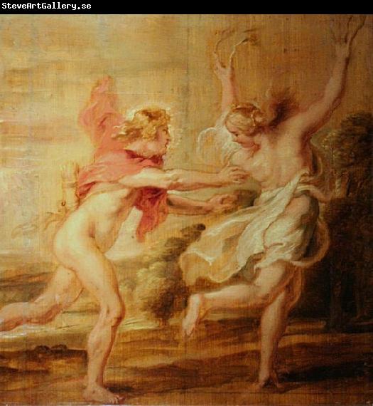 Peter Paul Rubens Apollo and Daphne